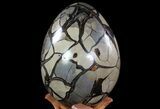 Huge, Septarian Dragon Egg Geode - Crystal Filled #71840-3